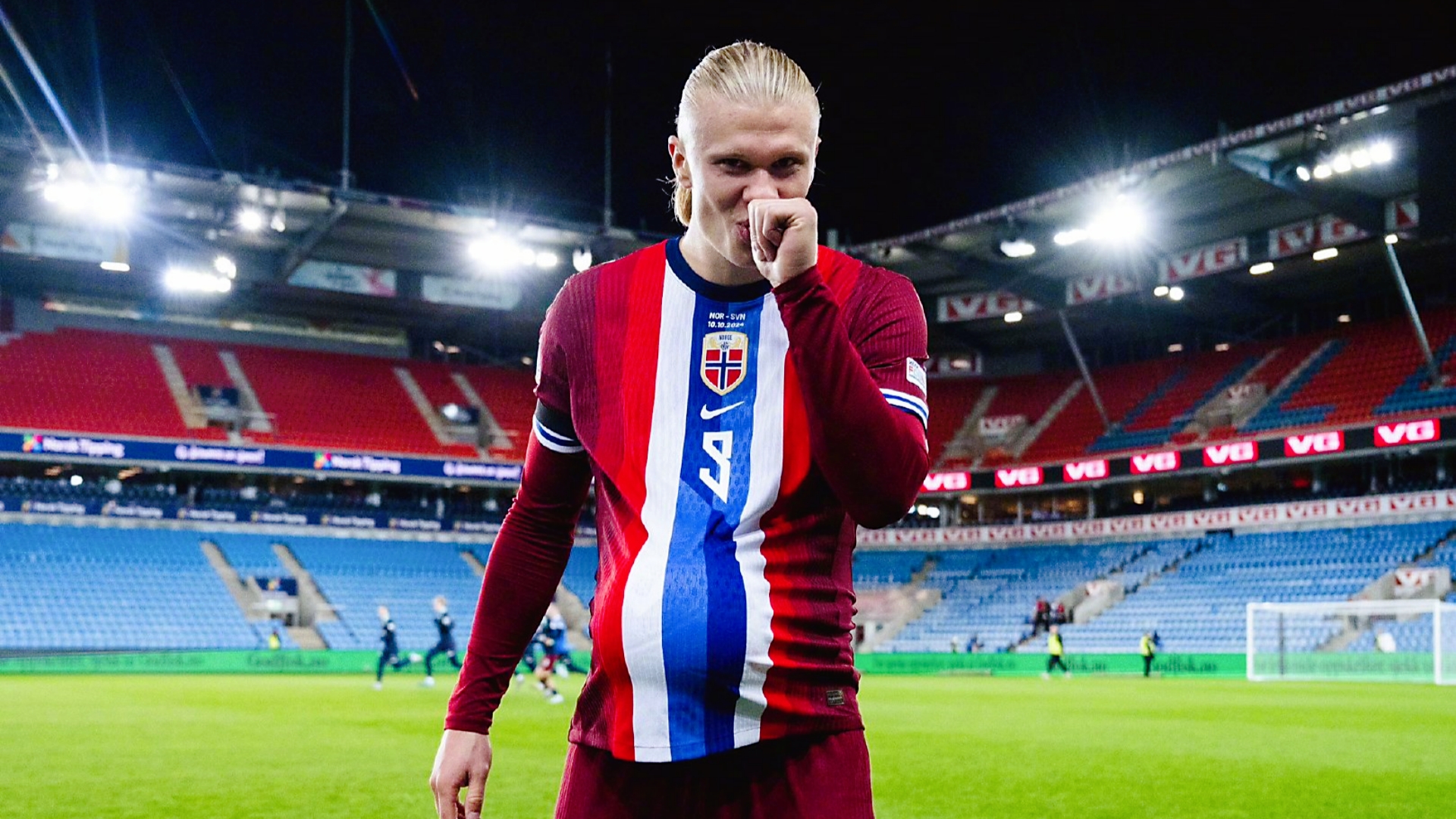 挪威队在最新比赛中一路领先